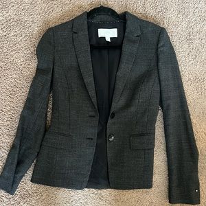 Hugo Boss Grey & Black Blazer Size 2